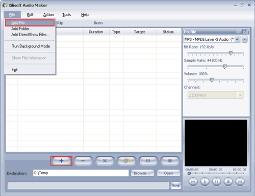 Xilisoft Audio Maker