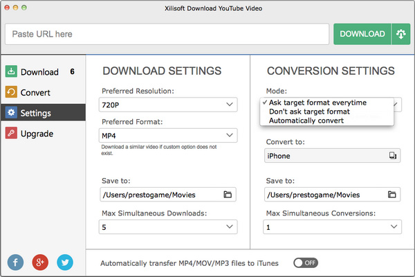 Xilisoft Download YouTube Video for Mac