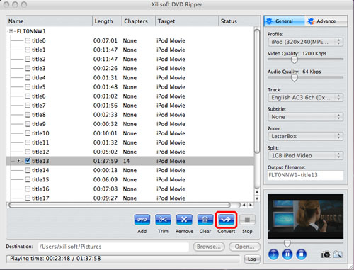 Convert DVD to QuickTime