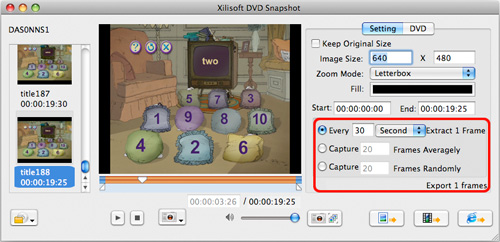 Xilisoft DVD Snapshot for Mac