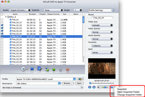 Xilisoft DVD to Apple TV Converter for Mac