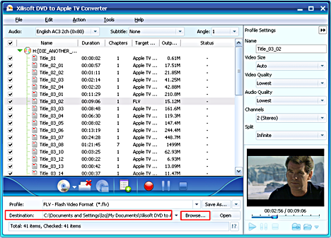 Xilisoft DVD to Apple TV Converter