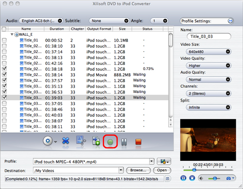 Convert DVD to iPod on Mac, Mac convert DVD to iPod, DVD to iPod converter on Mac