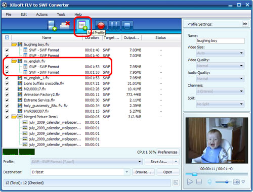 Xilisoft FLV to SWF Converter