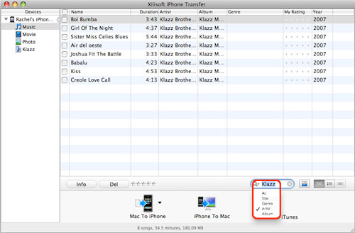 Xilisoft iPhone Transfer for Mac