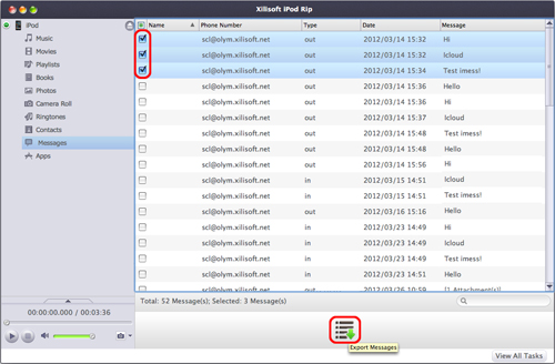 Backup Messages to Computer