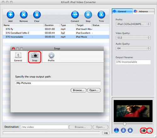 How to put video to iPod on Mac