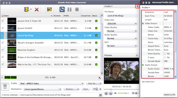 Xilisoft iPod Video Converter for Mac