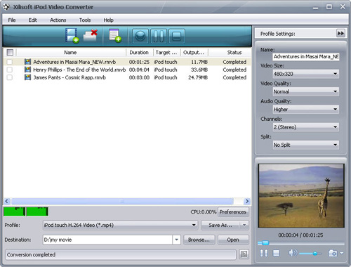 Convert RMVB to iPod, iPod video converter, RMVB to iPod converter
