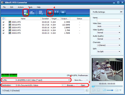 Xilisoft MTS Converter