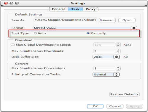 Xilisoft Online Video Converter for Mac