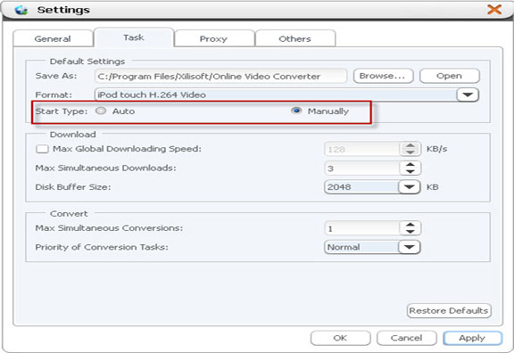 Xilisoft Online Video Converter
