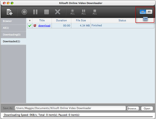 Xilisoft Online Video Downloader for Mac