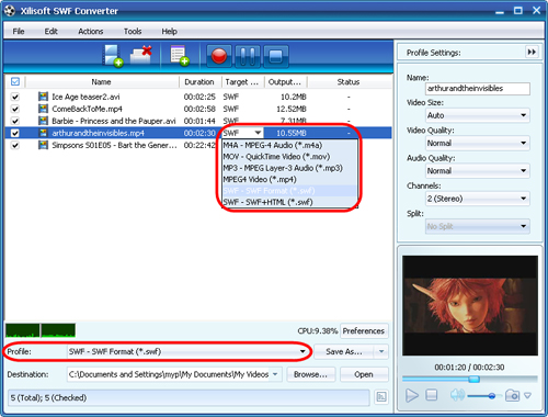 Xilisoft SWF Converter