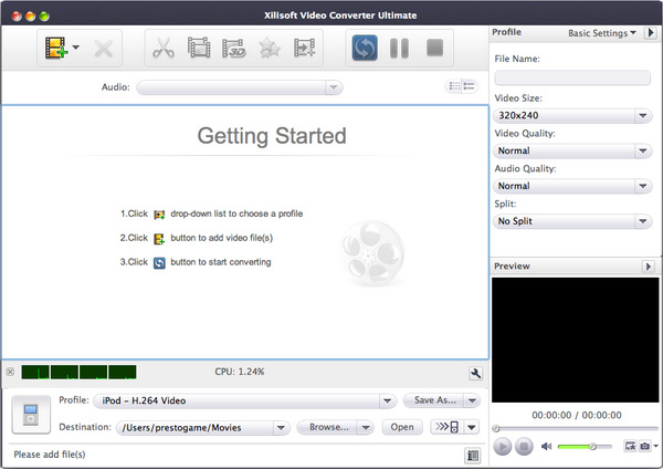 convert MP4 to MPEG on Mac