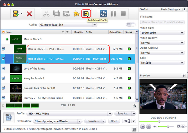 Xilisoft Video Converter Ultimate for Mac