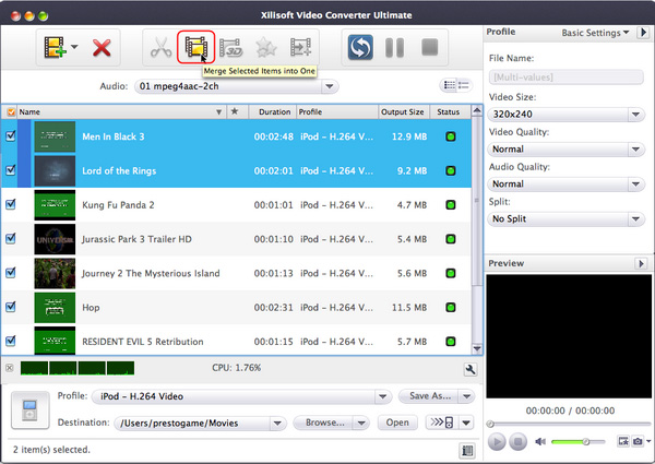 Xilisoft Video Converter Ultimate for Mac