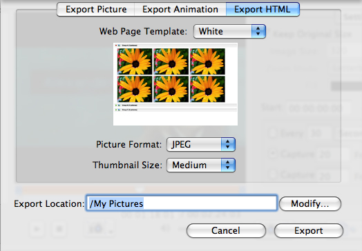 Xilisoft Video Snapshot for Mac