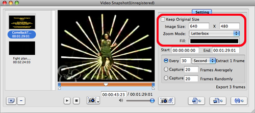 Xilisoft Video Snapshot for Mac