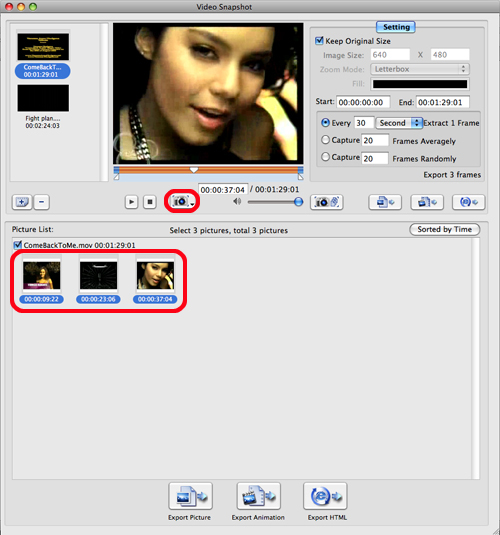 Xilisoft Video Snapshot for Mac