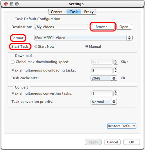 Xilisoft YouTube to iPod Converter for Mac