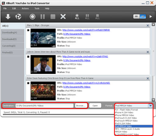 Xilisoft YouTube to iPod Converter