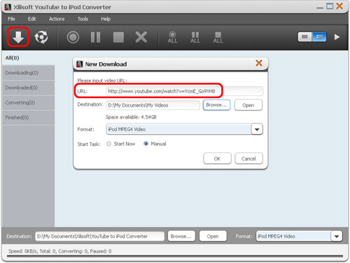 Xilisoft YouTube to iPod Converter