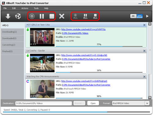 Xilisoft YouTube to iPod Converter