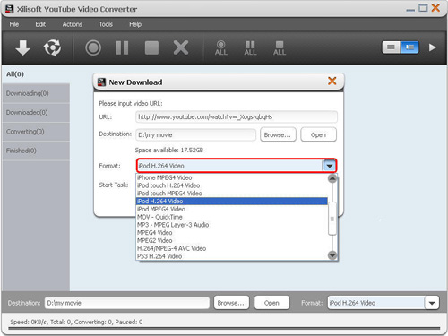 Download YouTube video, YouTube video converter, Convert YouTube video to iPod