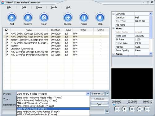 How to convert video to Zune