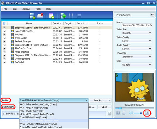 How to put videos on Zune