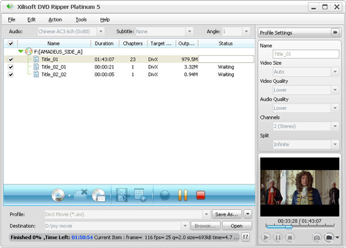 Xilisoft DVD to Video Platinum
