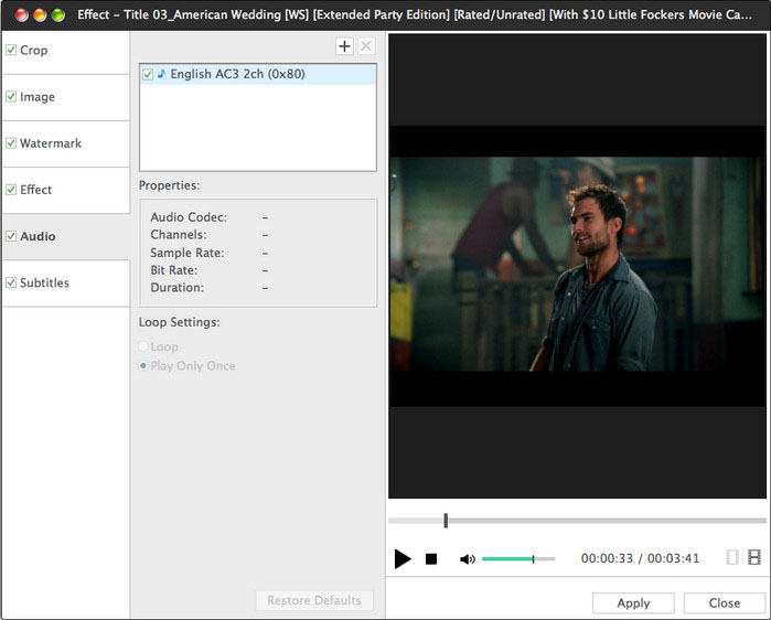 Xilisoft DVD to Video for Mac