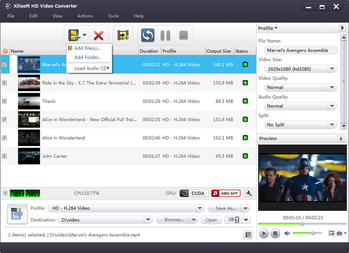 Xilisoft HD Video Converter