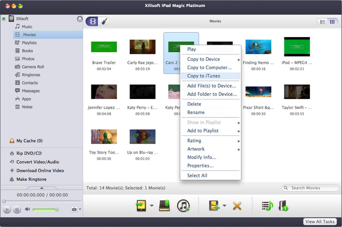 Xilisoft iPad Magic Platinum for Mac 