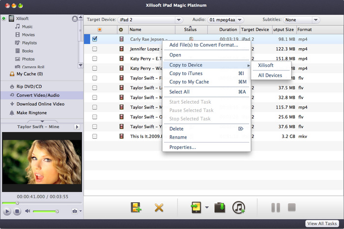 Xilisoft iPad Magic Platinum for Mac 