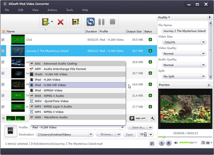 Xilisoft iPad Video Converter