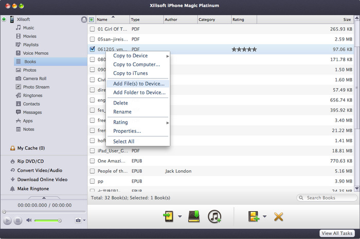 Xilisoft iPhone Magic Platinum for Mac 