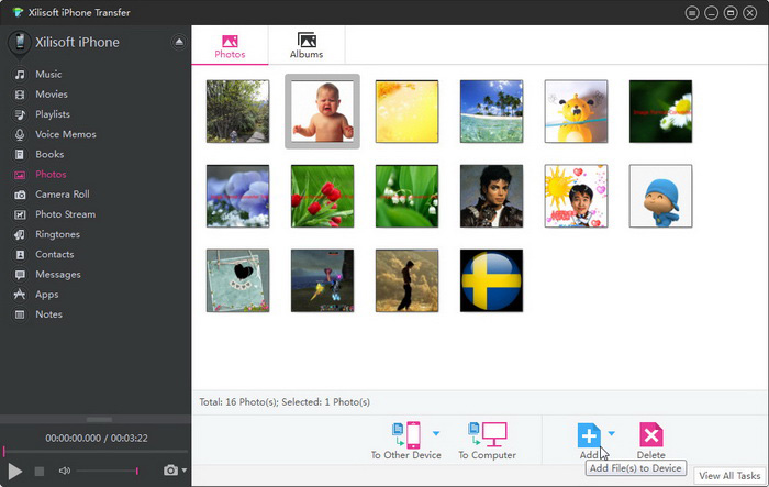 Xilisoft iPhone Transfer