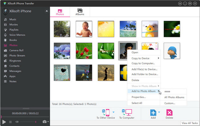 Xilisoft iPhone Transfer