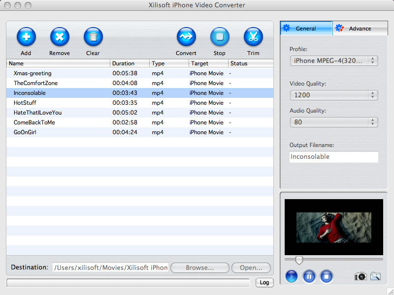Xilisoft iPhone Video Converter for Mac