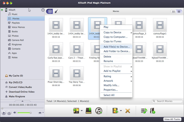Xilisoft iPod Magic Platinum for Mac 
