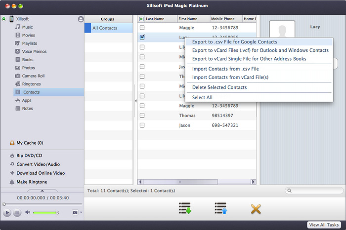 Xilisoft iPod Magic Platinum for Mac 